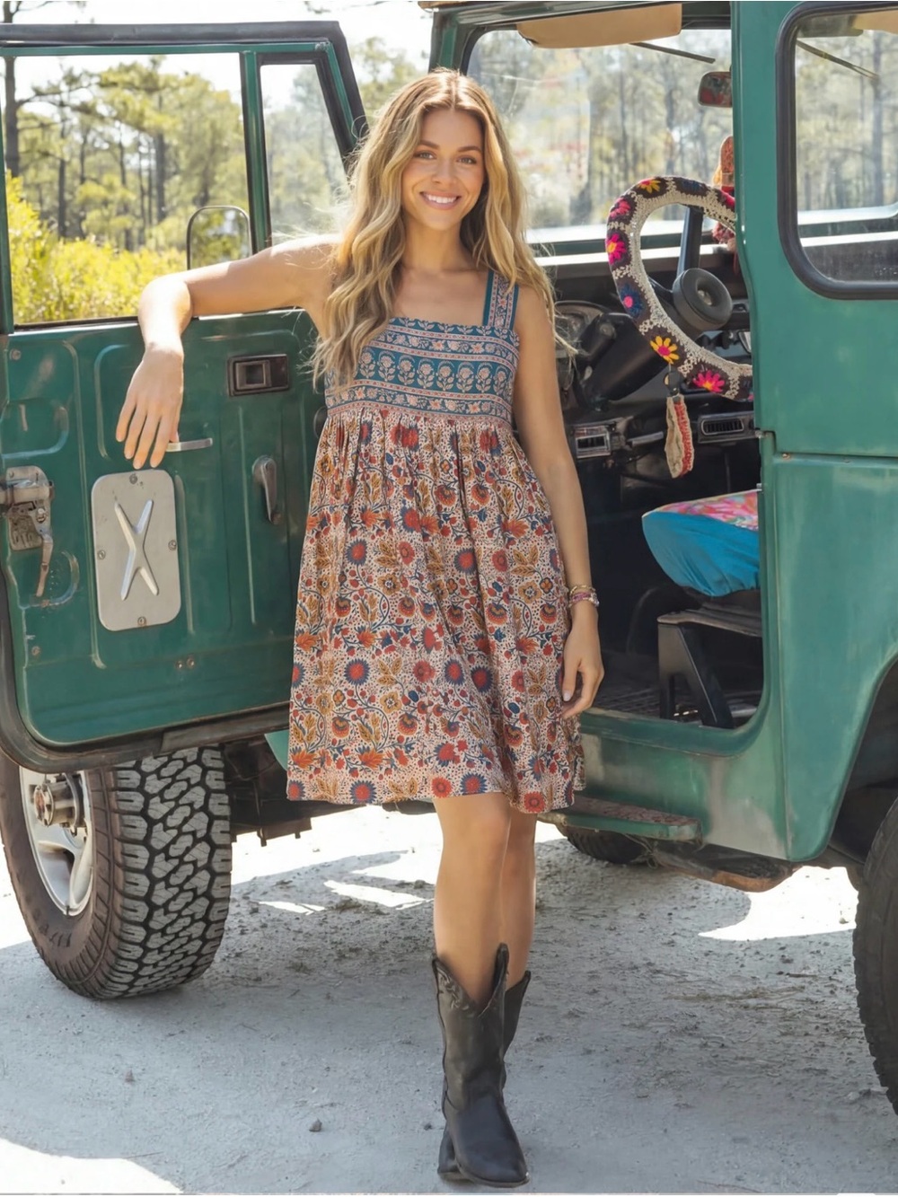 Natural Life Tricia Reversible Cotton Mini Dress